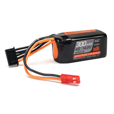 Spektrum SPMX3004SJ30 300mah 4S 14.8v 30C  LiPo Battery JST Connector